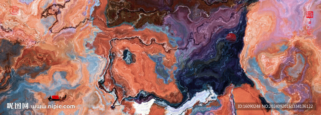禅意水墨画
