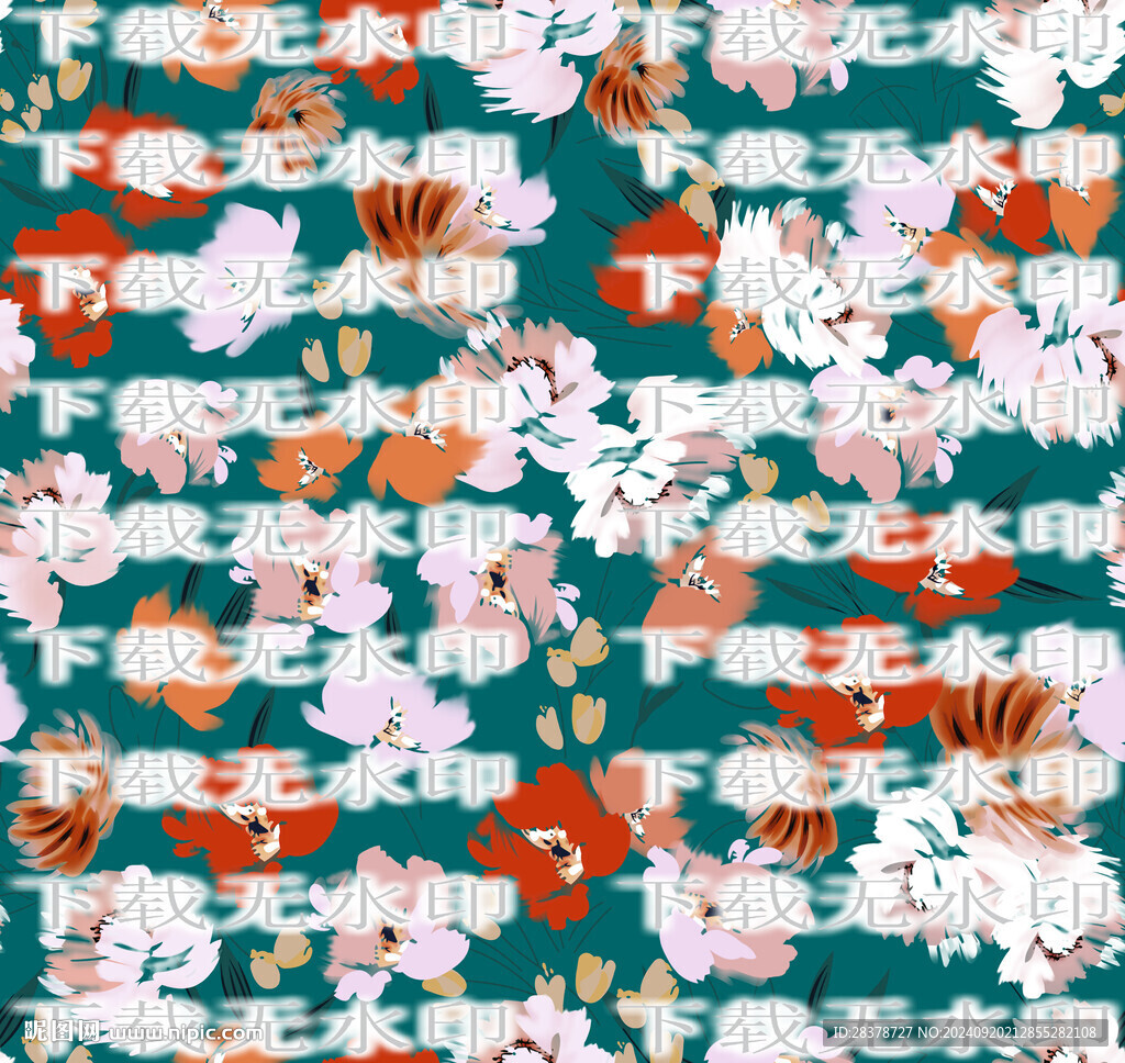 手绘花