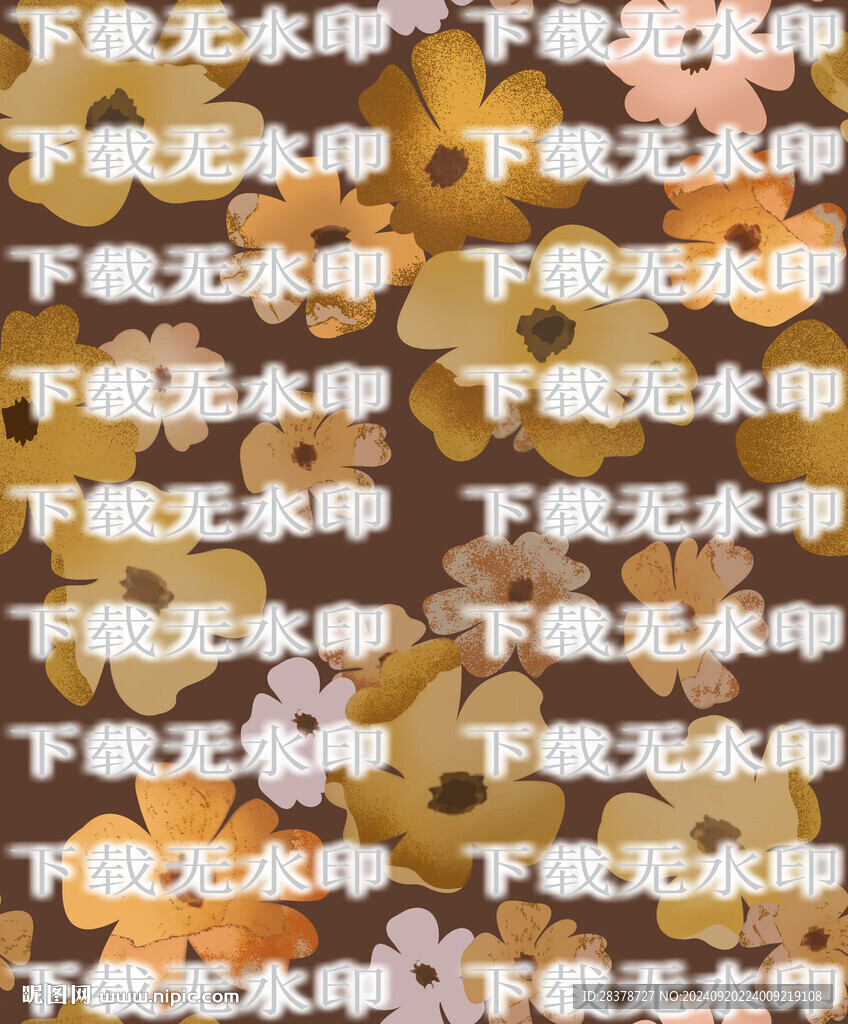 手绘花