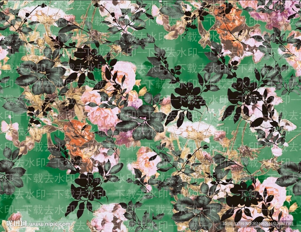 手绘花
