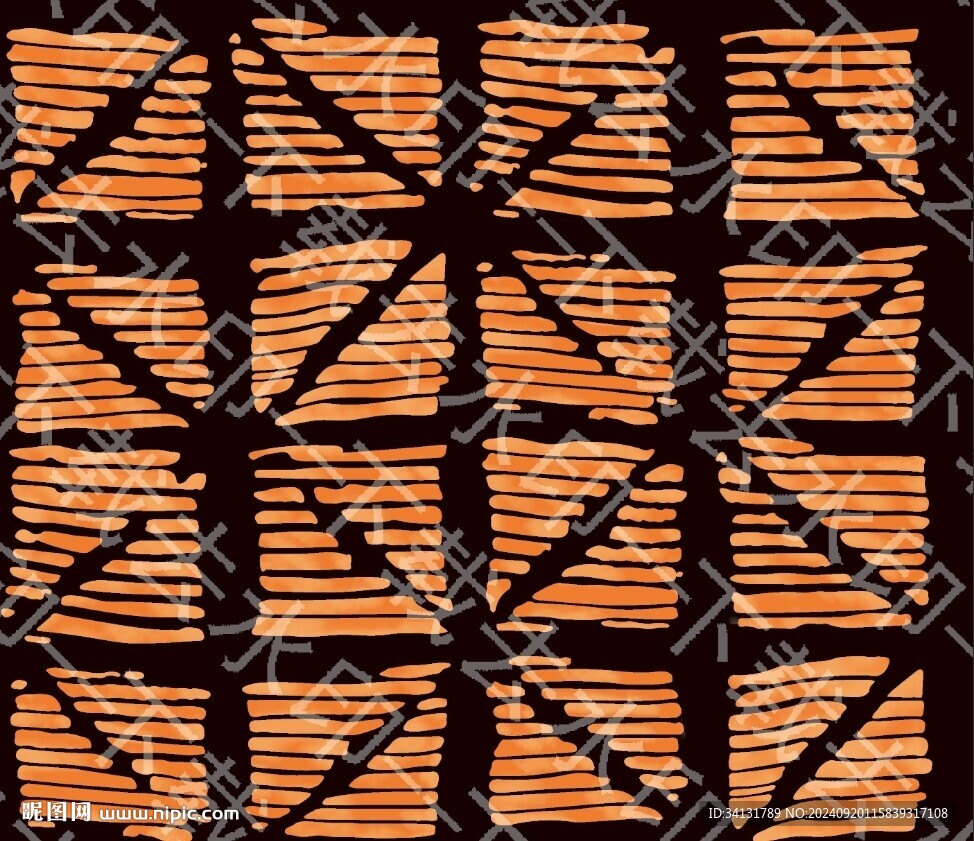 扎染格子