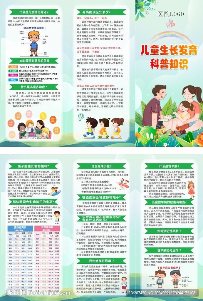 儿童生长发育科普知识