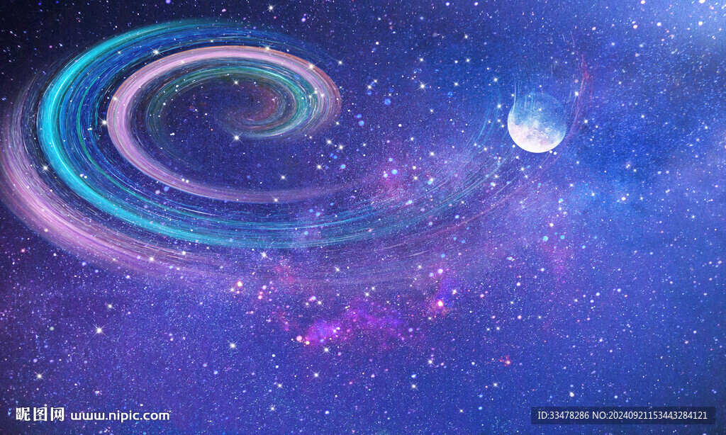 旋涡宇宙星空背景