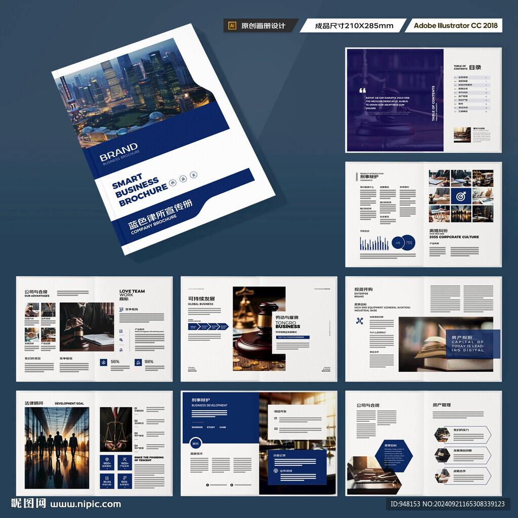 律师事务所画册设计