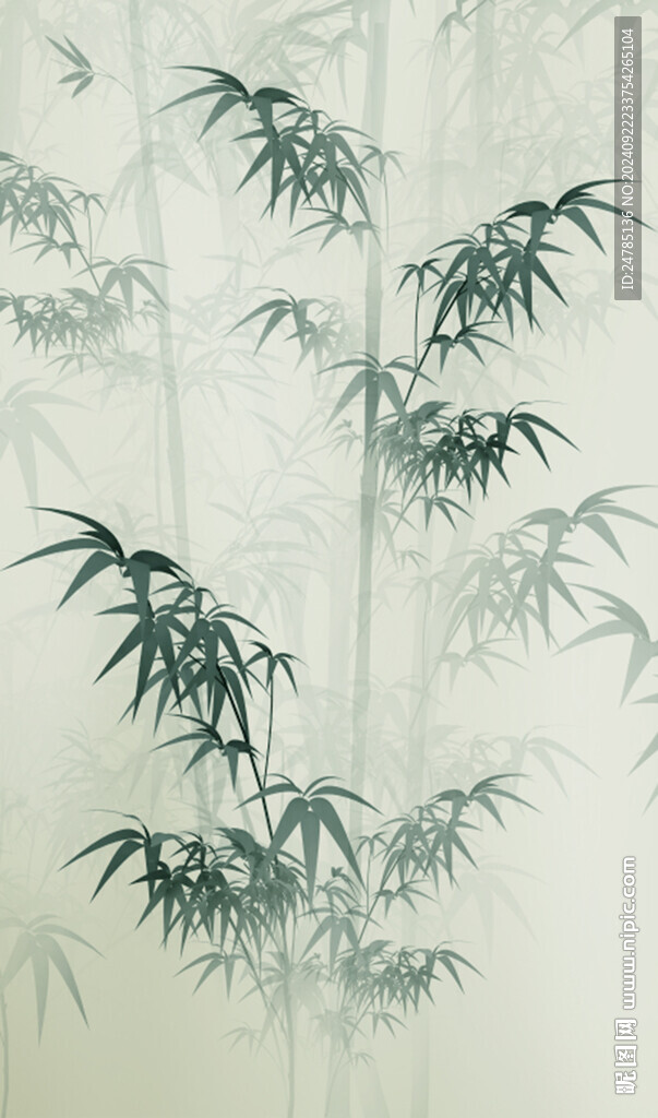 水墨竹子