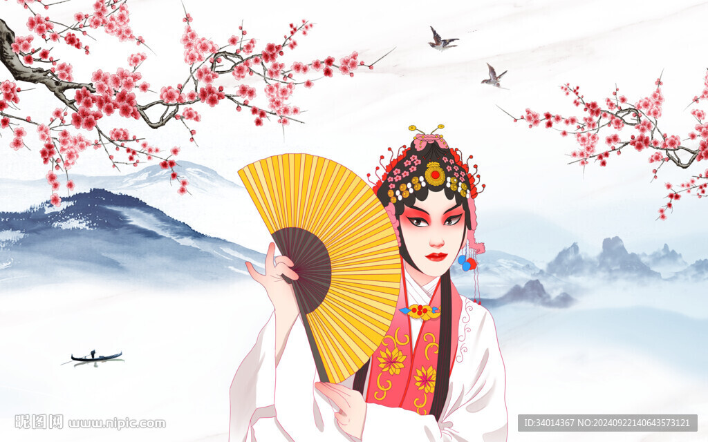 新中式背景墙
