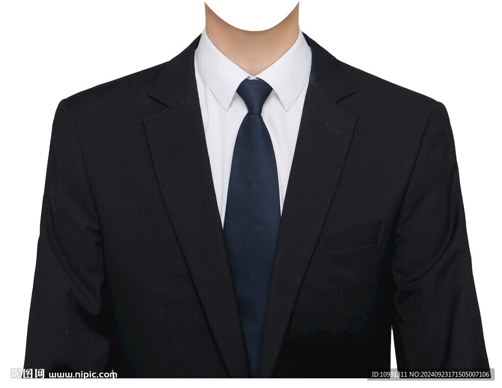 男士正装西装衣服素材
