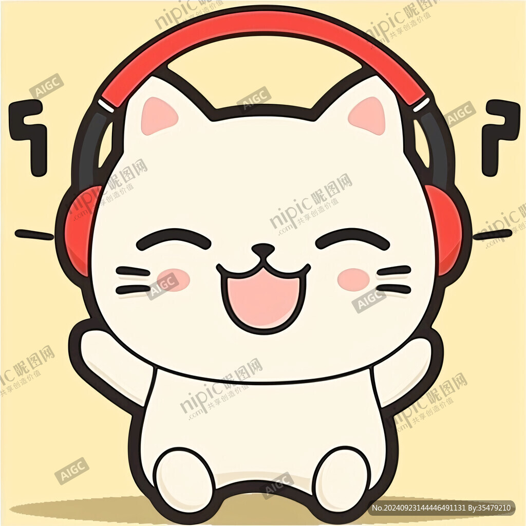卡通大脸猫