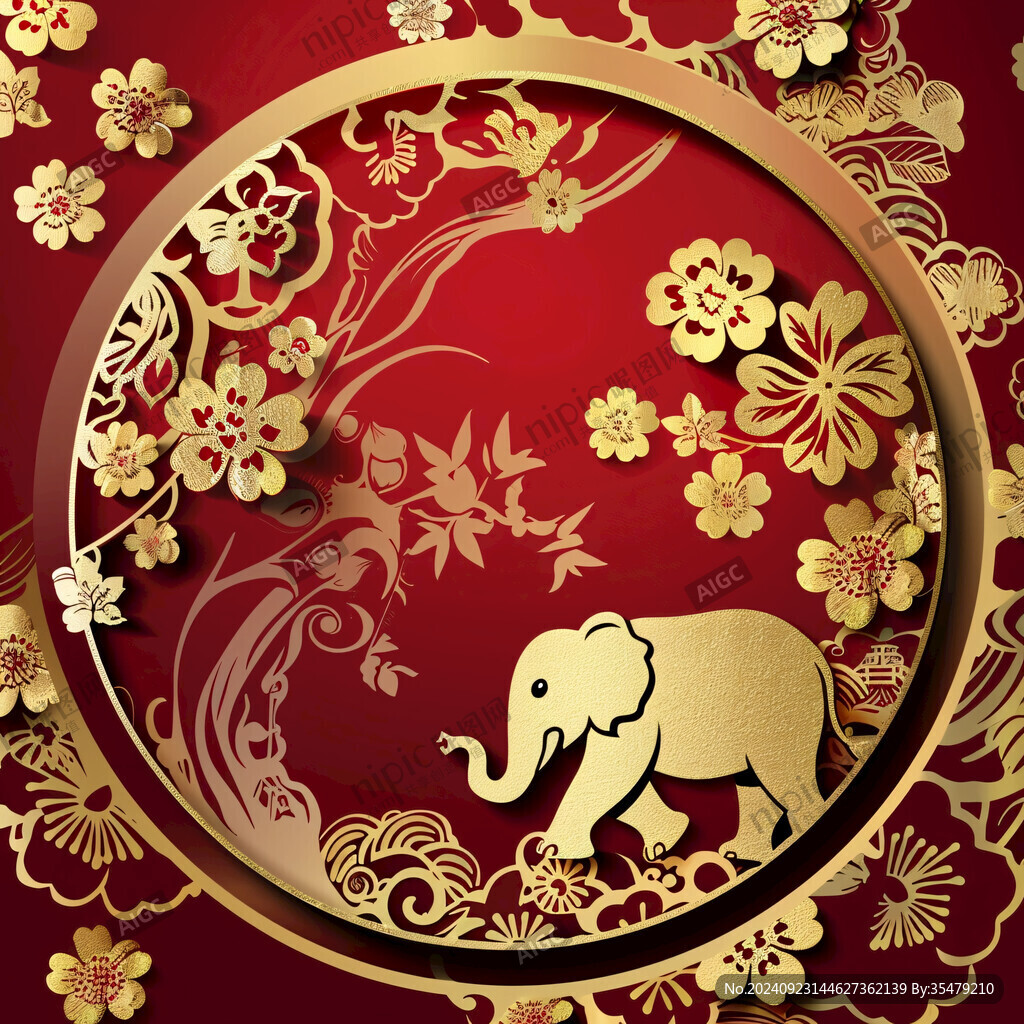 春节艺术图案