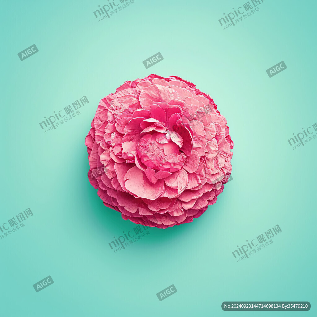 3d立体花卉牡丹