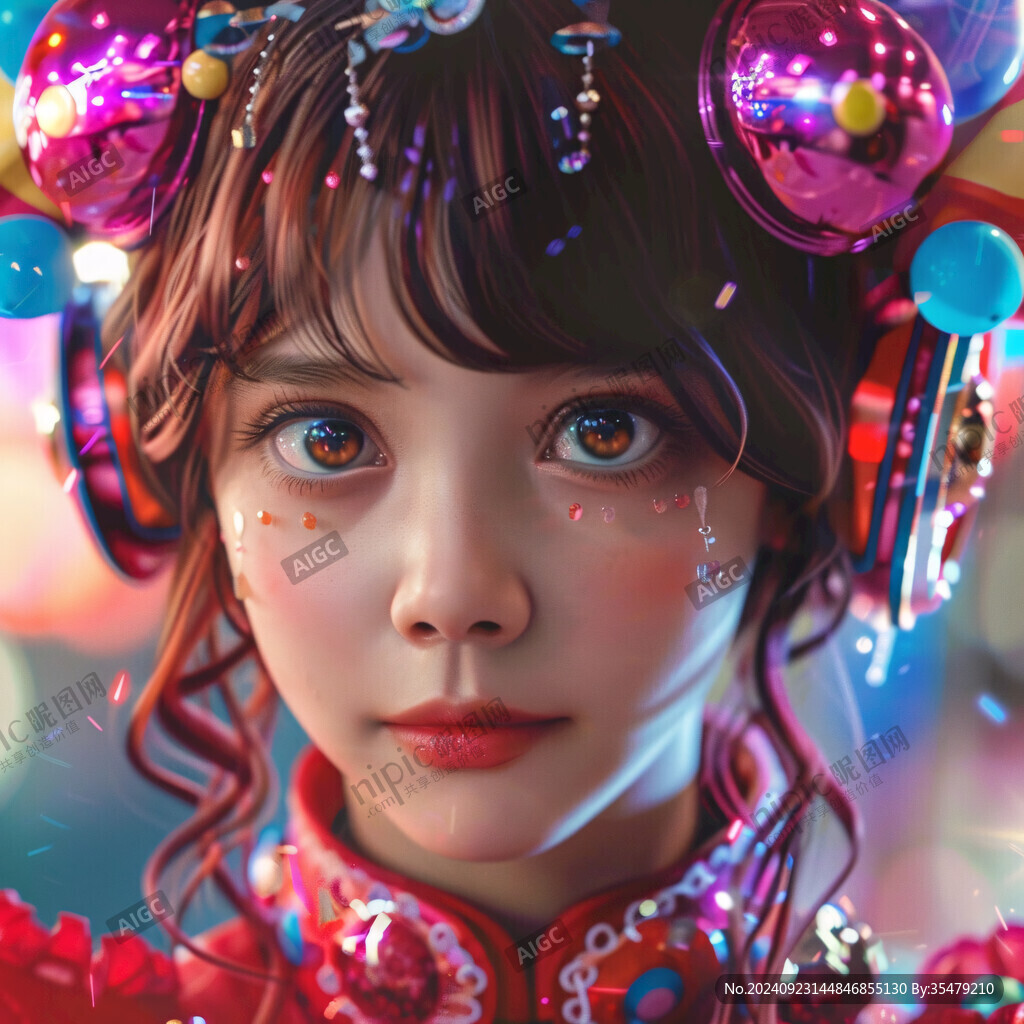 写实人物插画