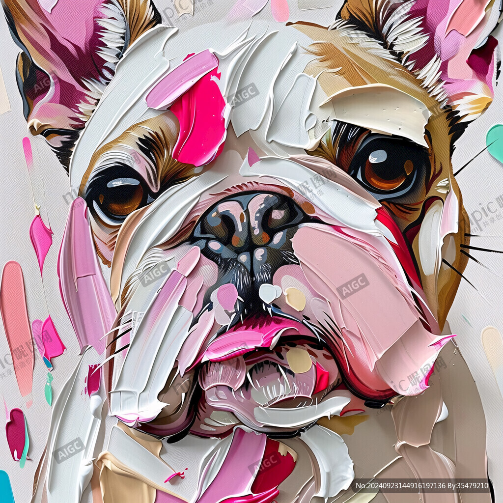 潮流狗狗插画