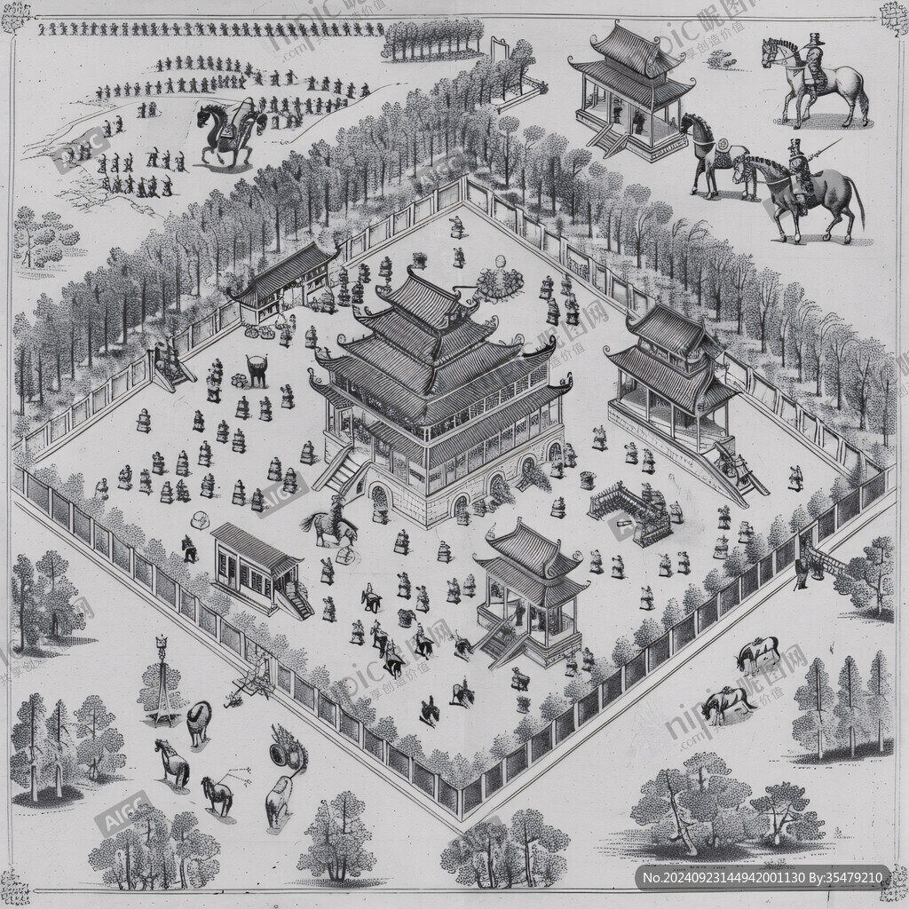 宣德殿全境图