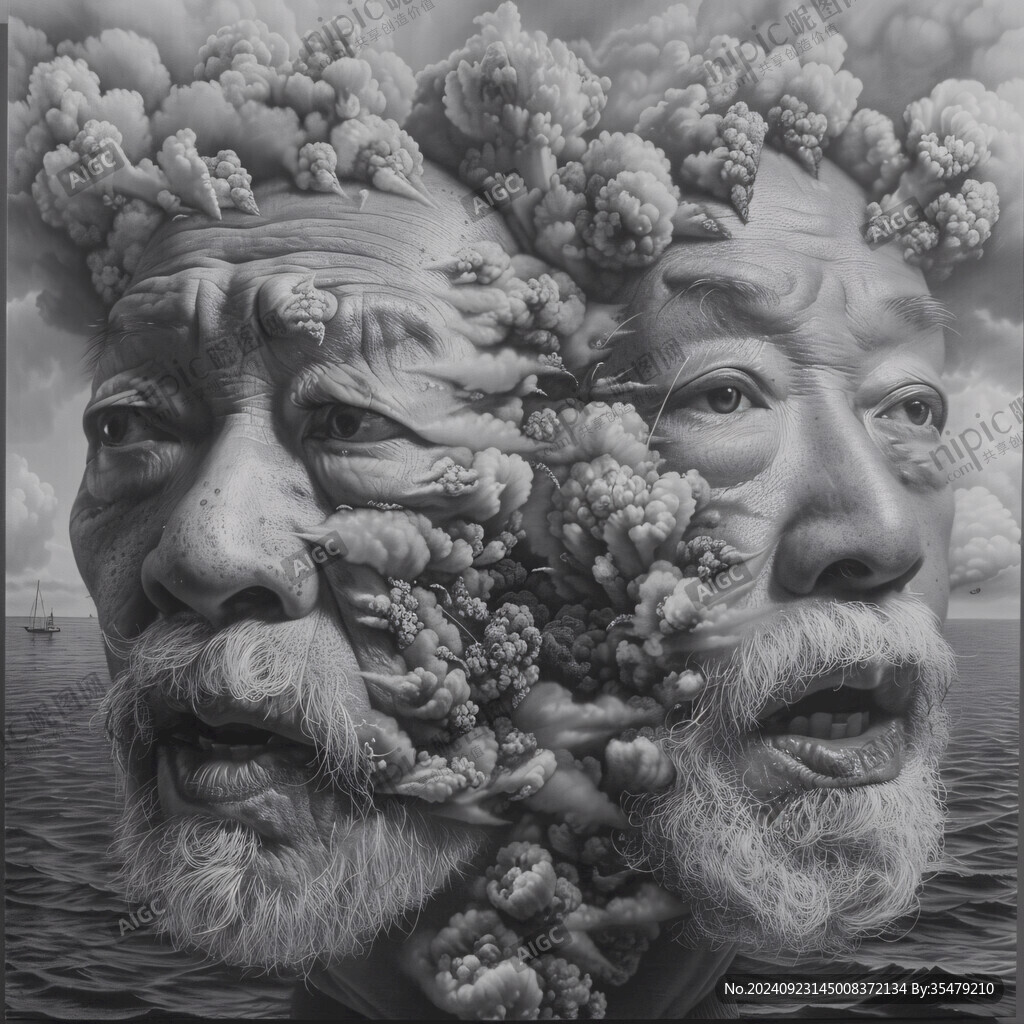 雾霾3d画