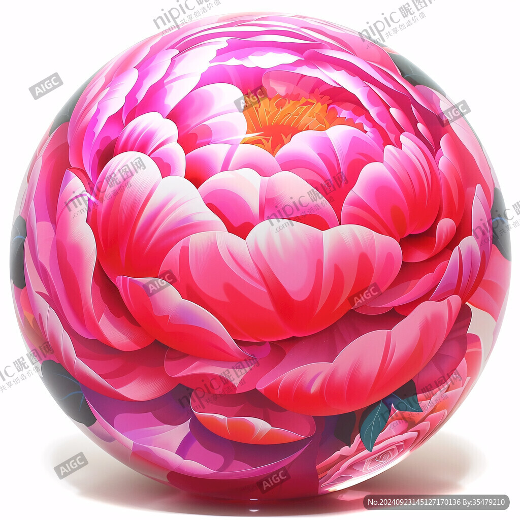 3d牡丹花