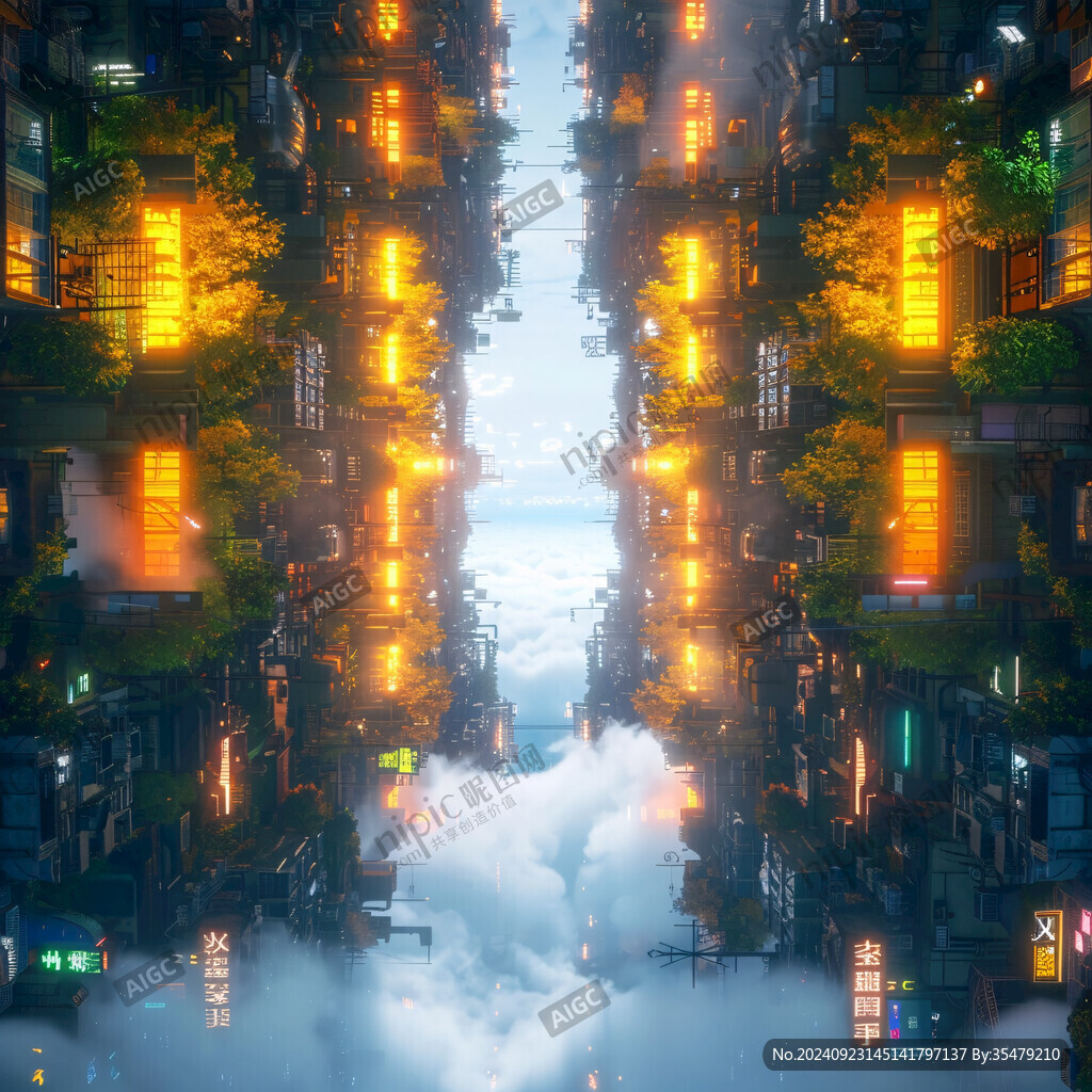 超现实虚空间立体城市