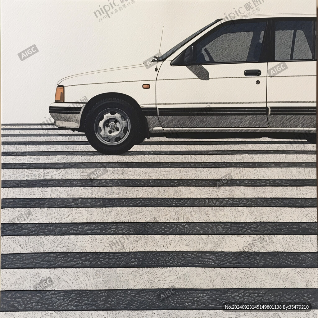 3d汽车地板画