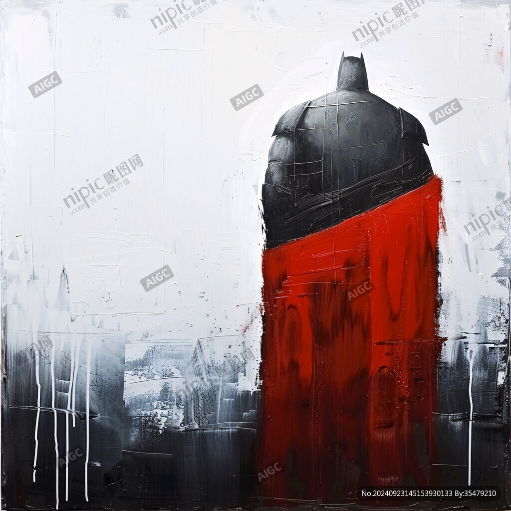 工业风油画