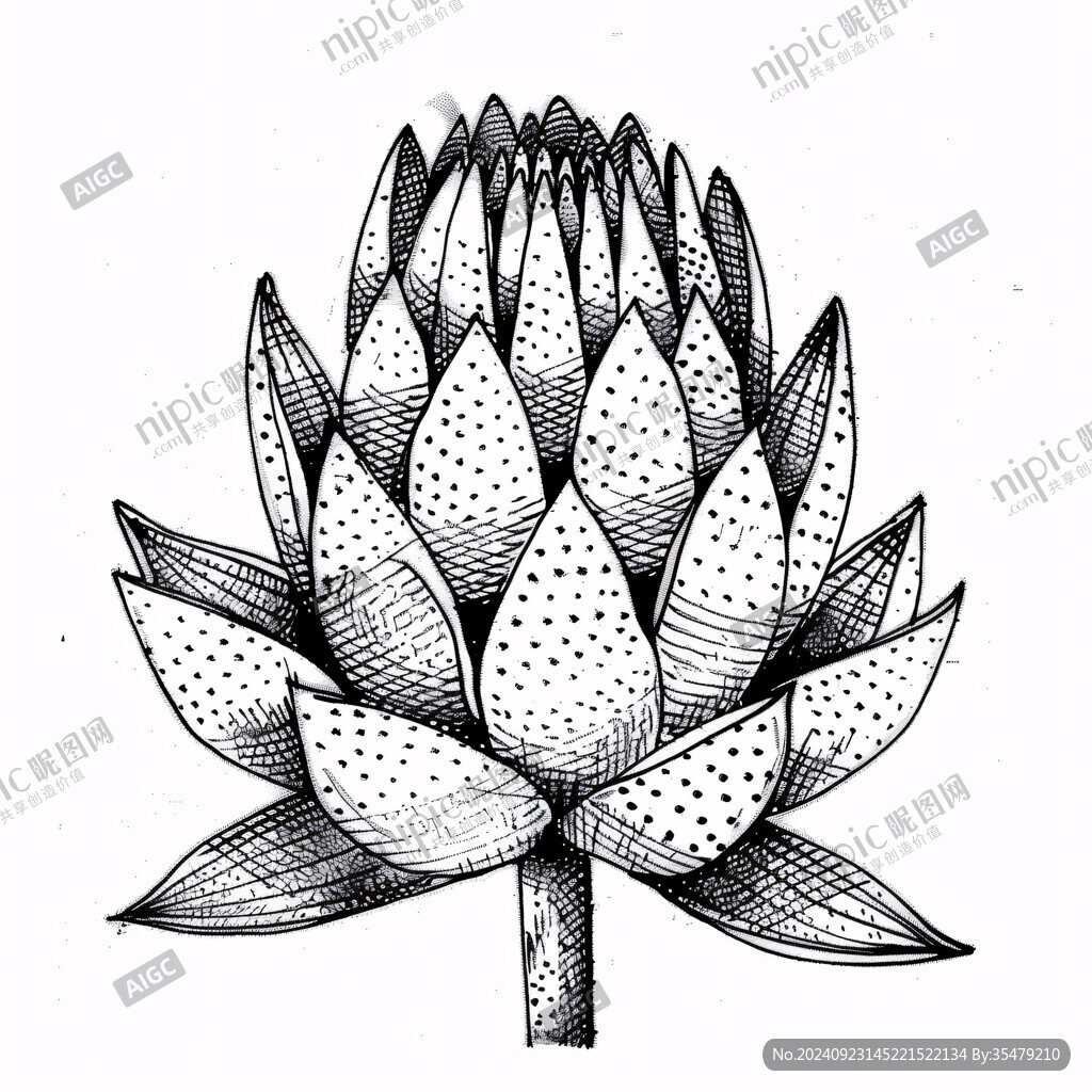 手绘莲须