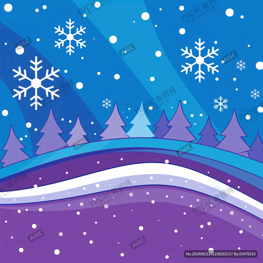 冬季冬天冬景雪地雪景