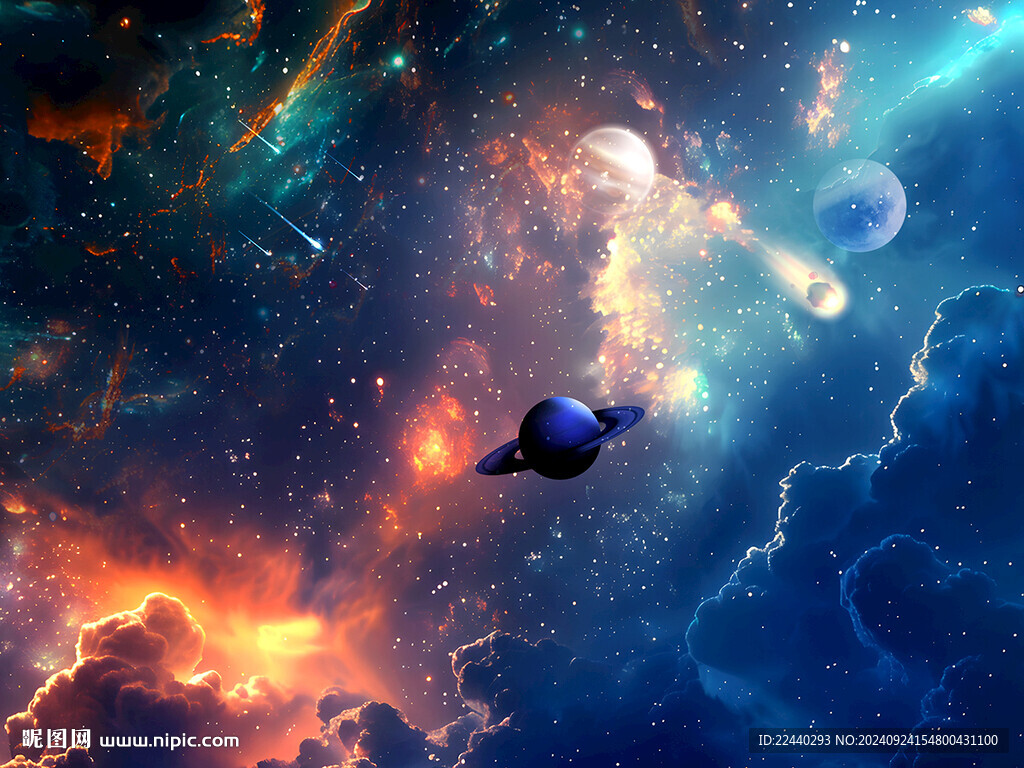 炫彩宇宙星空
