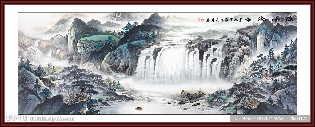 客厅山水画