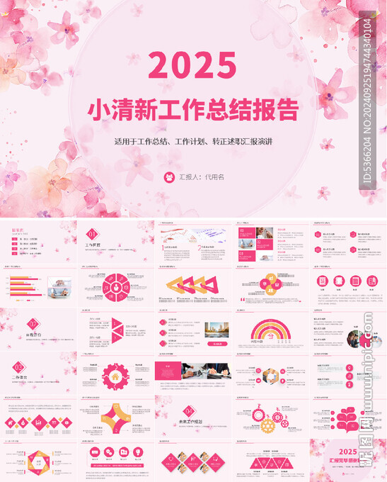 2025新年计划工作总结PPT