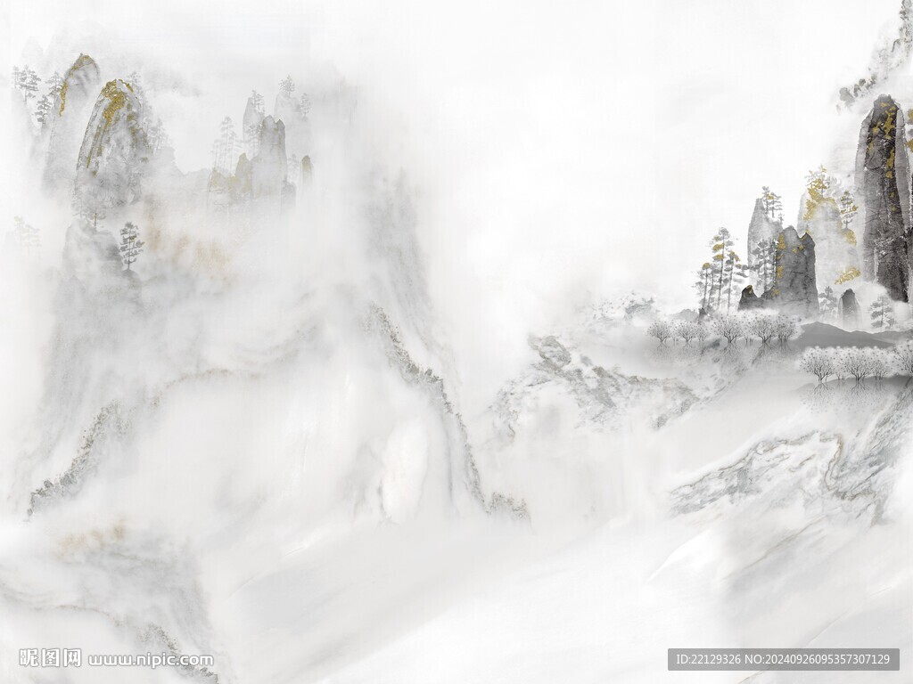 新中式水墨山水