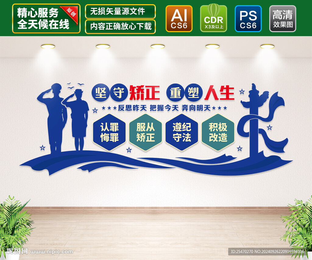 监狱标语文化墙