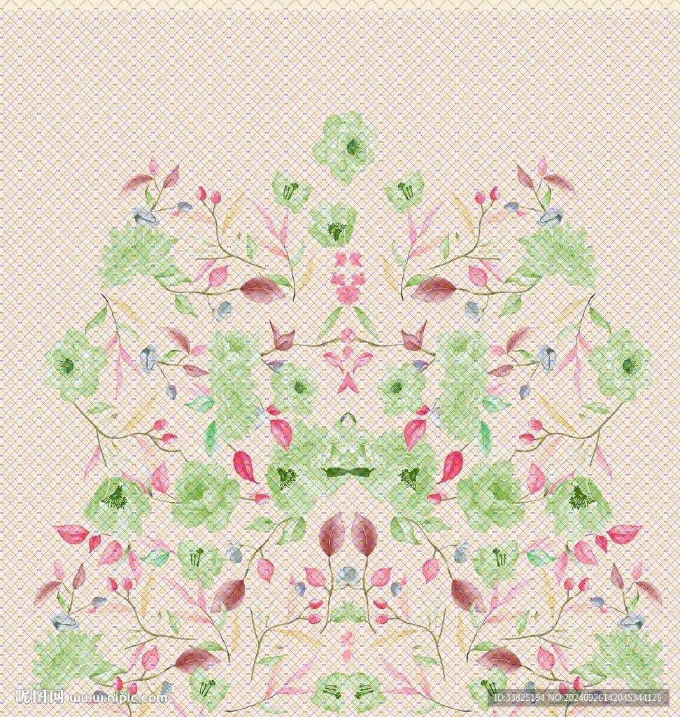 手绘花 乱花