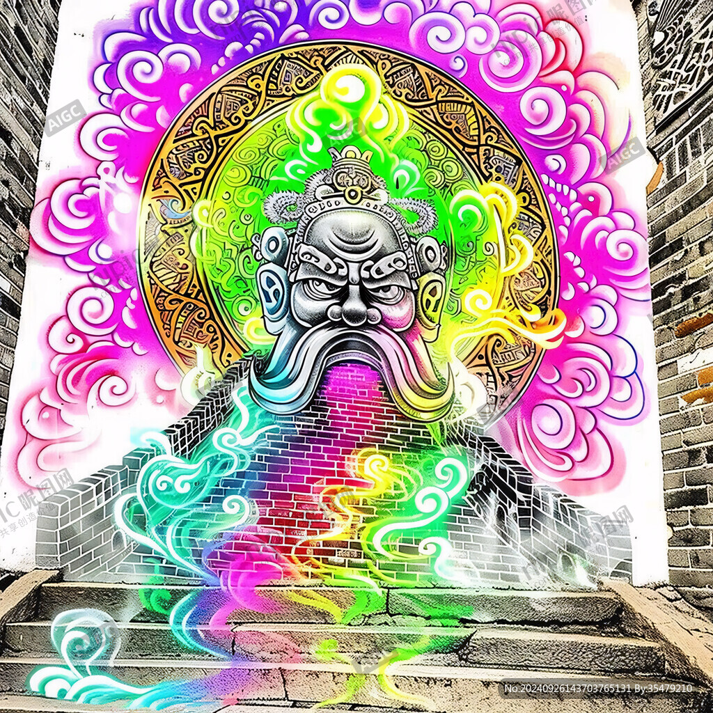 魅力伏羲庙装饰画艺术