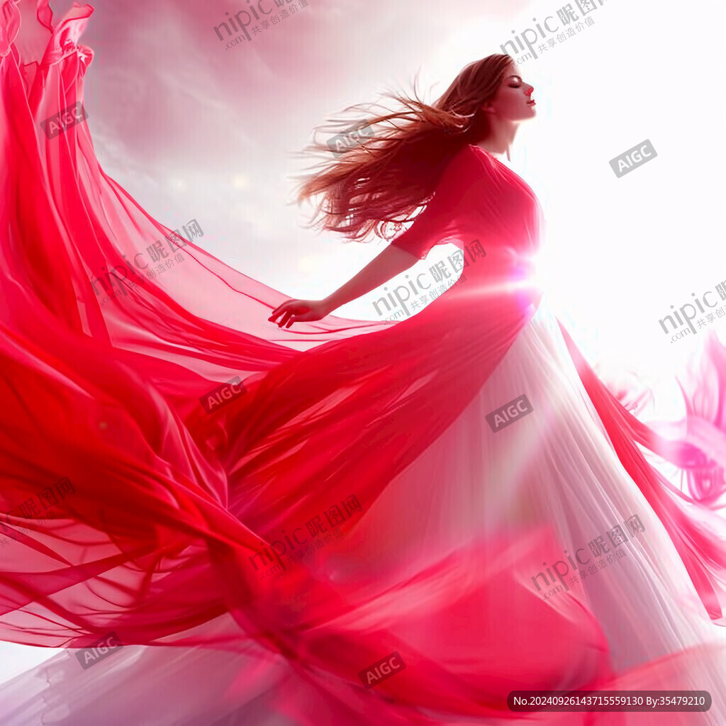 女神海报背景