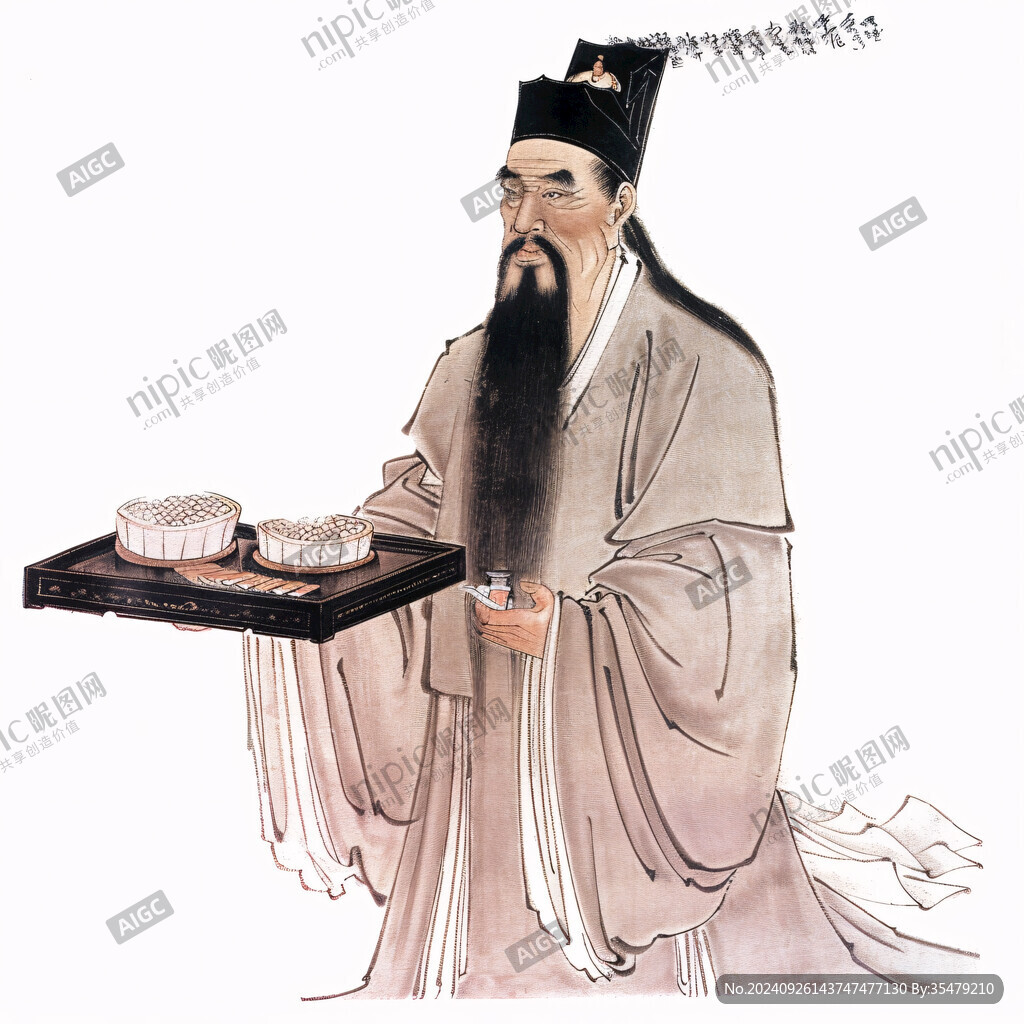 李时珍半身像