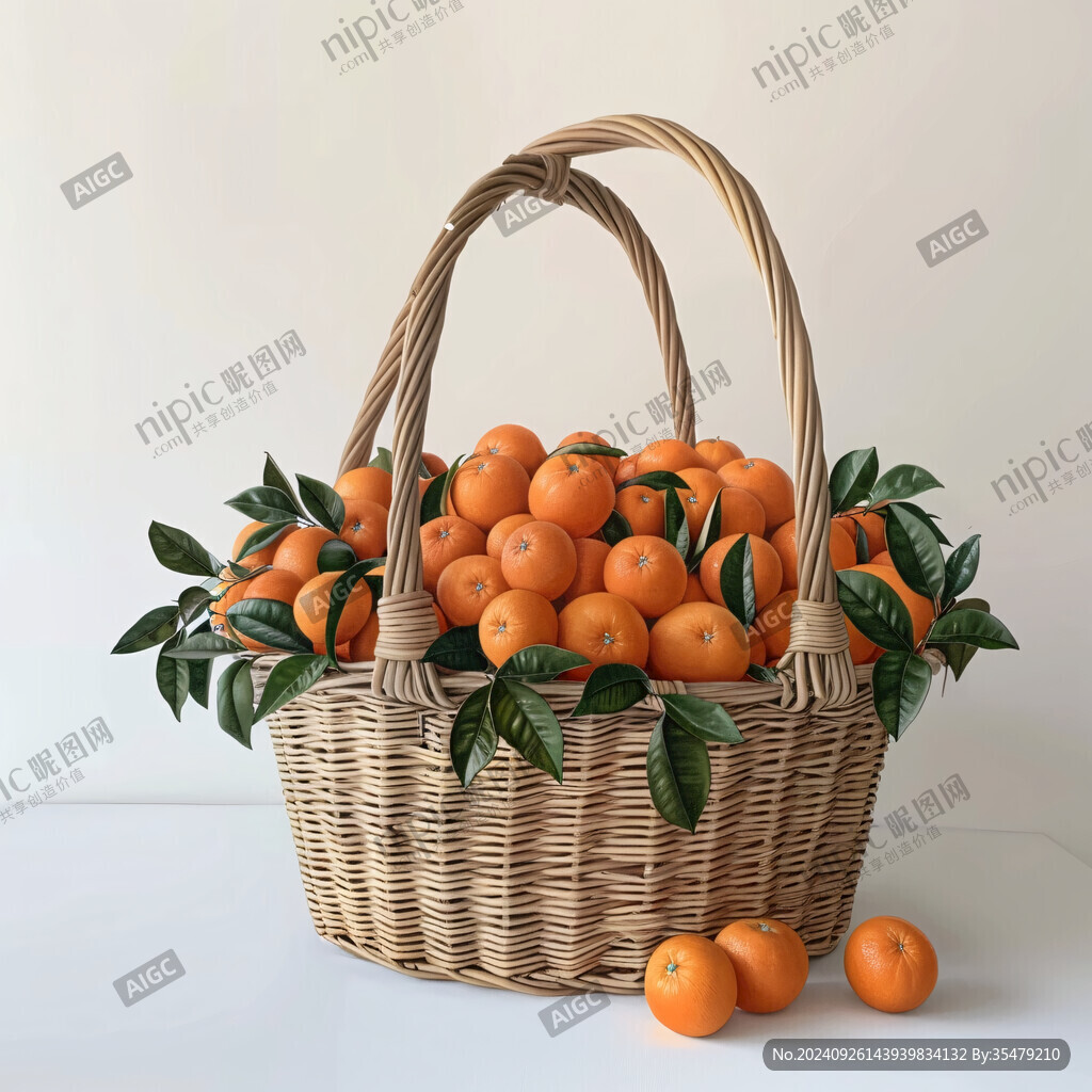 果篮金桔素材