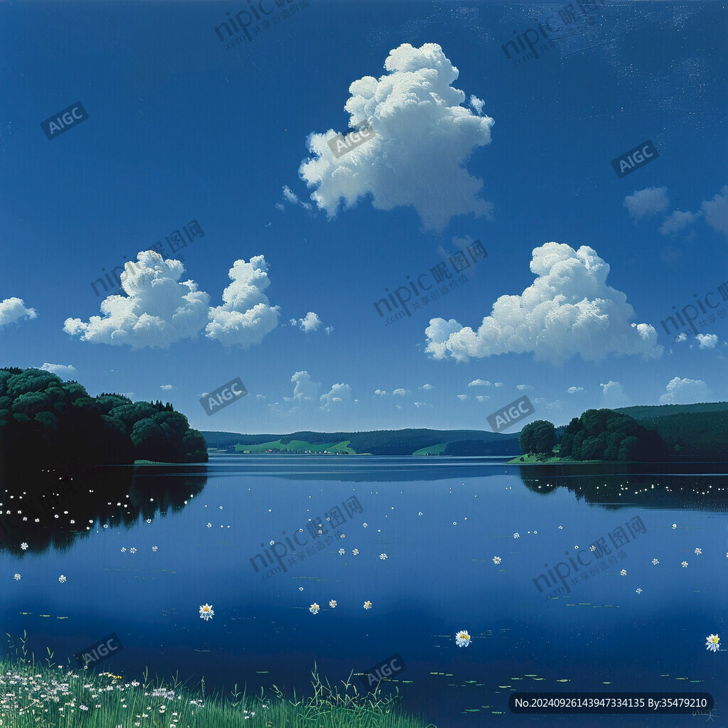 宽屏风景画