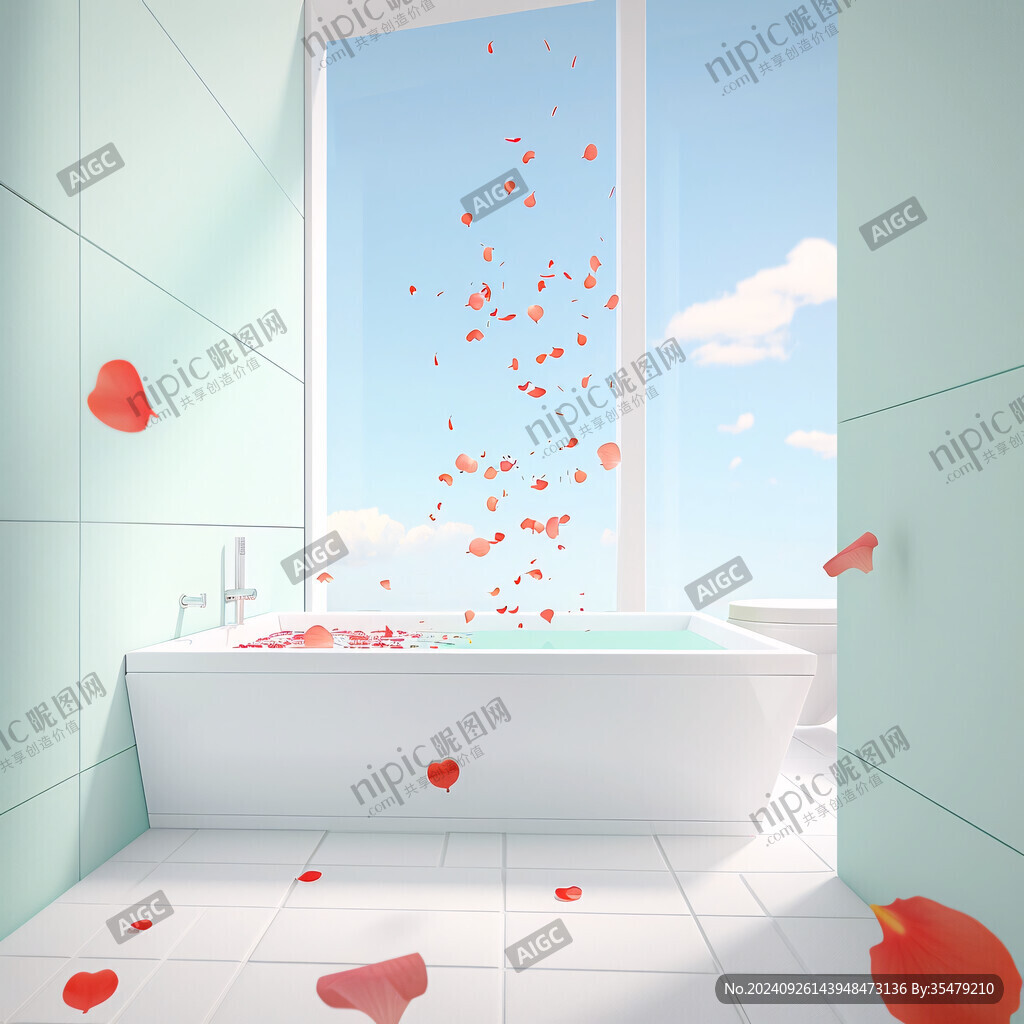 浴缸场景图