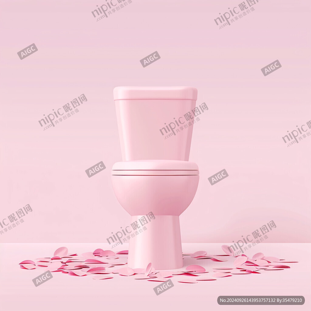 粉色小马桶