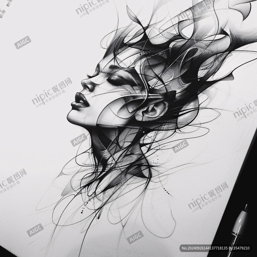 素描绚丽时尚新锐设计