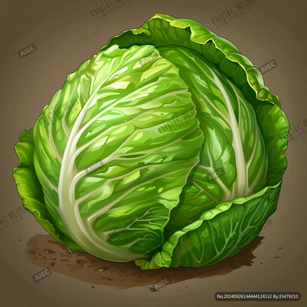 卷心菜插画
