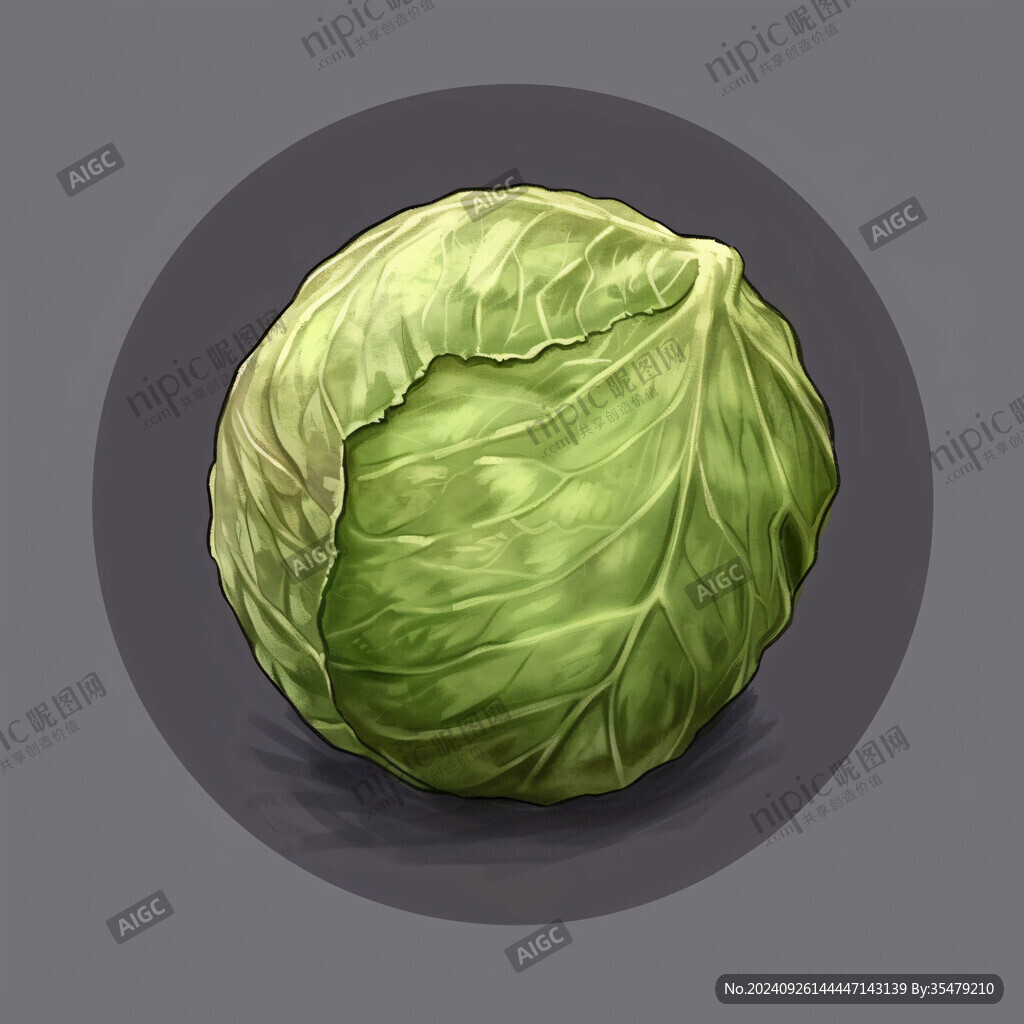 卷心菜插画