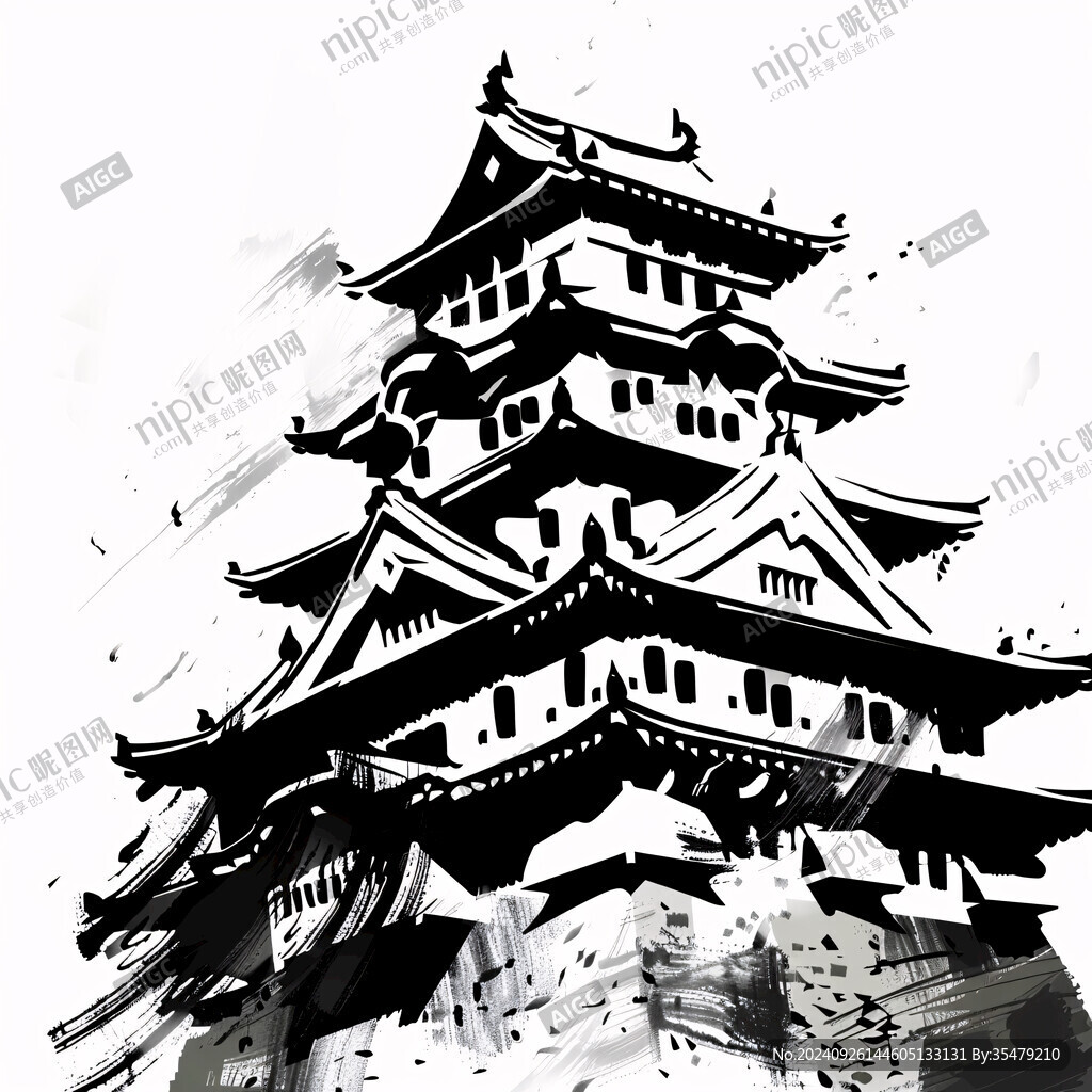 手绘名楼