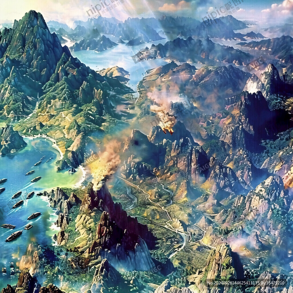 游戏山水场景