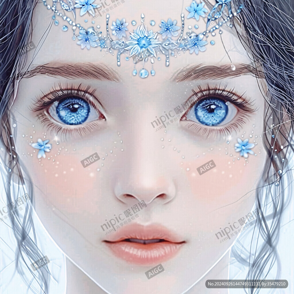 写实人物插画