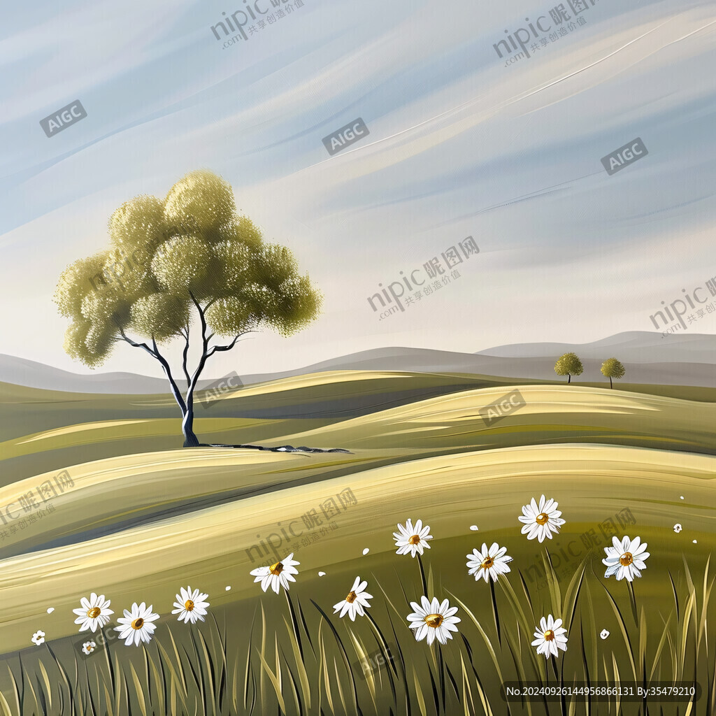 户外风景插画