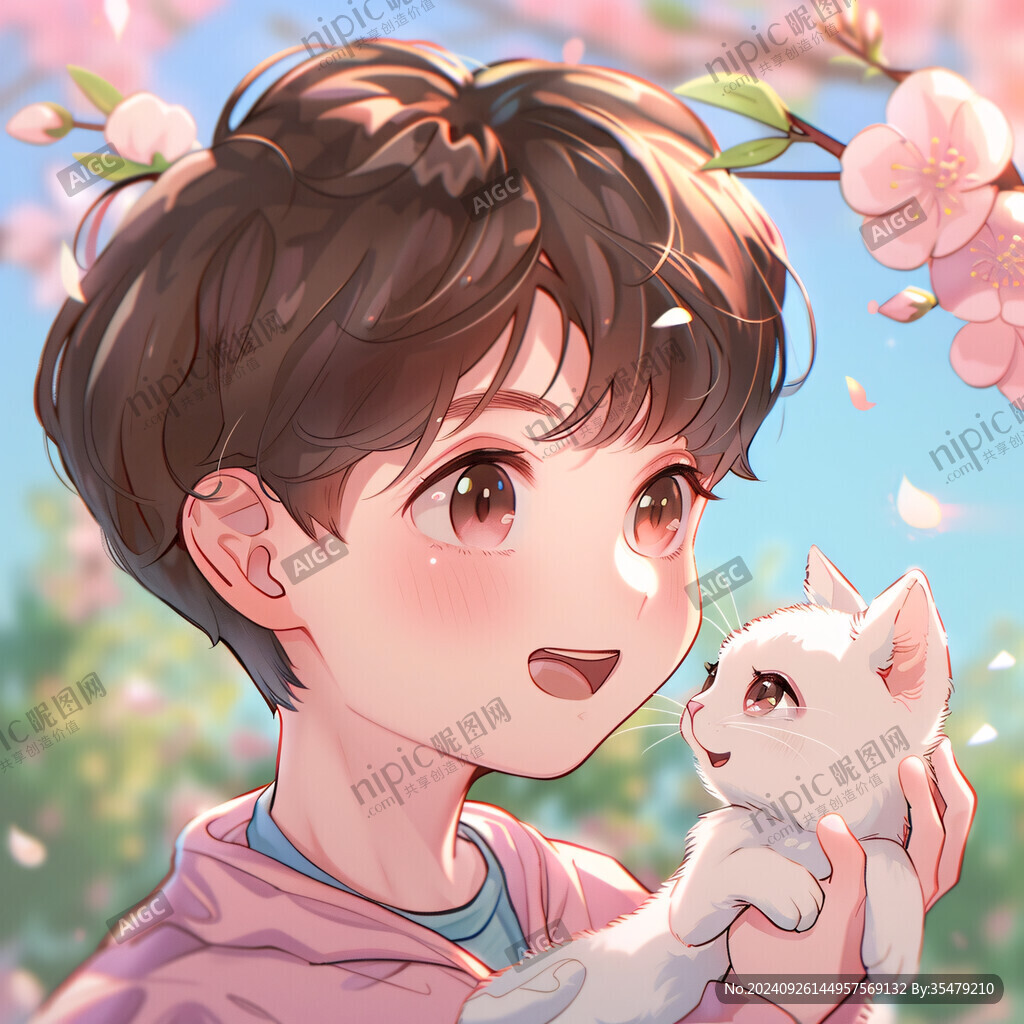 手绘追光的少年