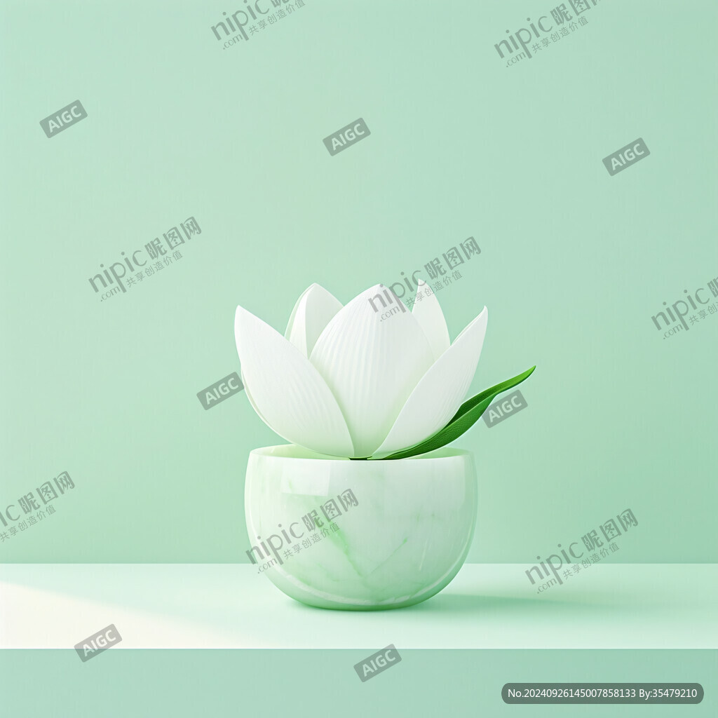 禅意莲花摆件