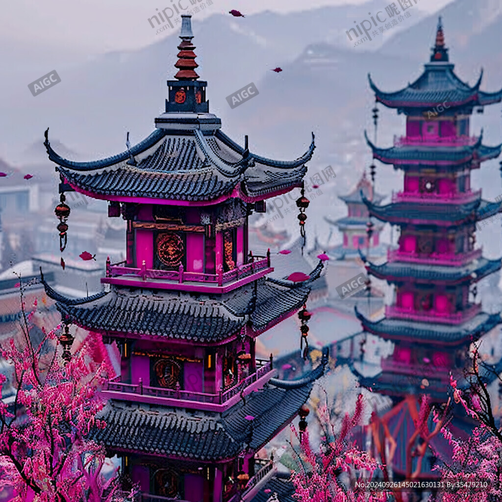 桃花楼阁