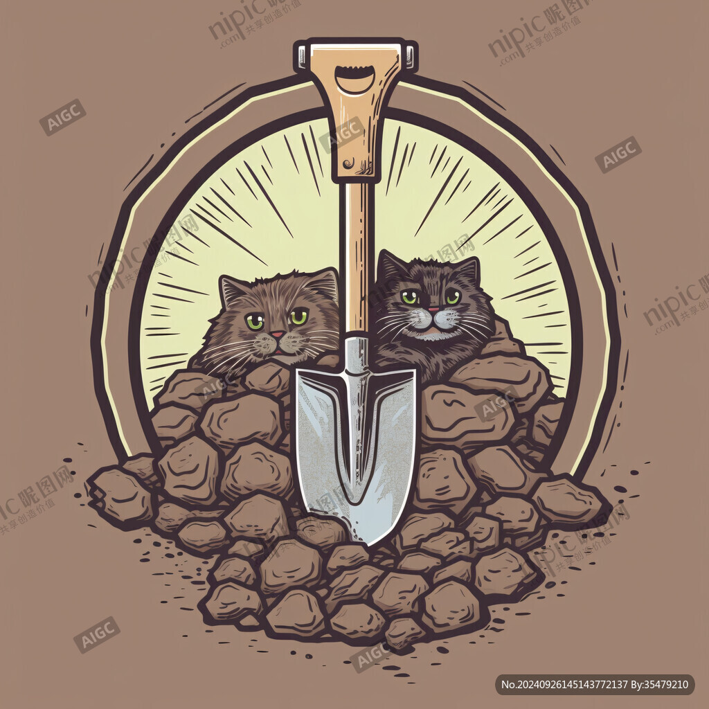 猫粮插画