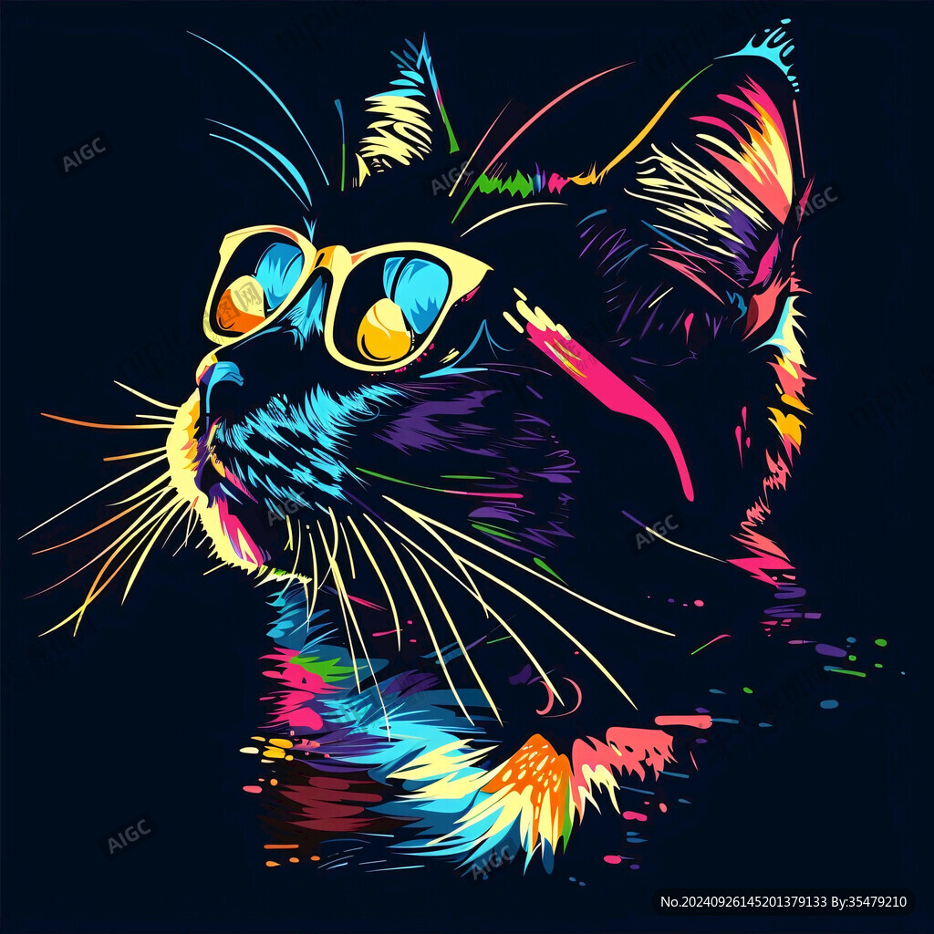 猫咪潮流海报