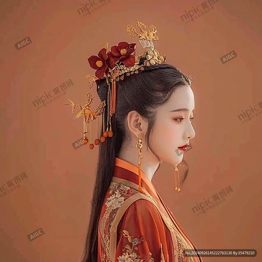 汉服秀禾装饰